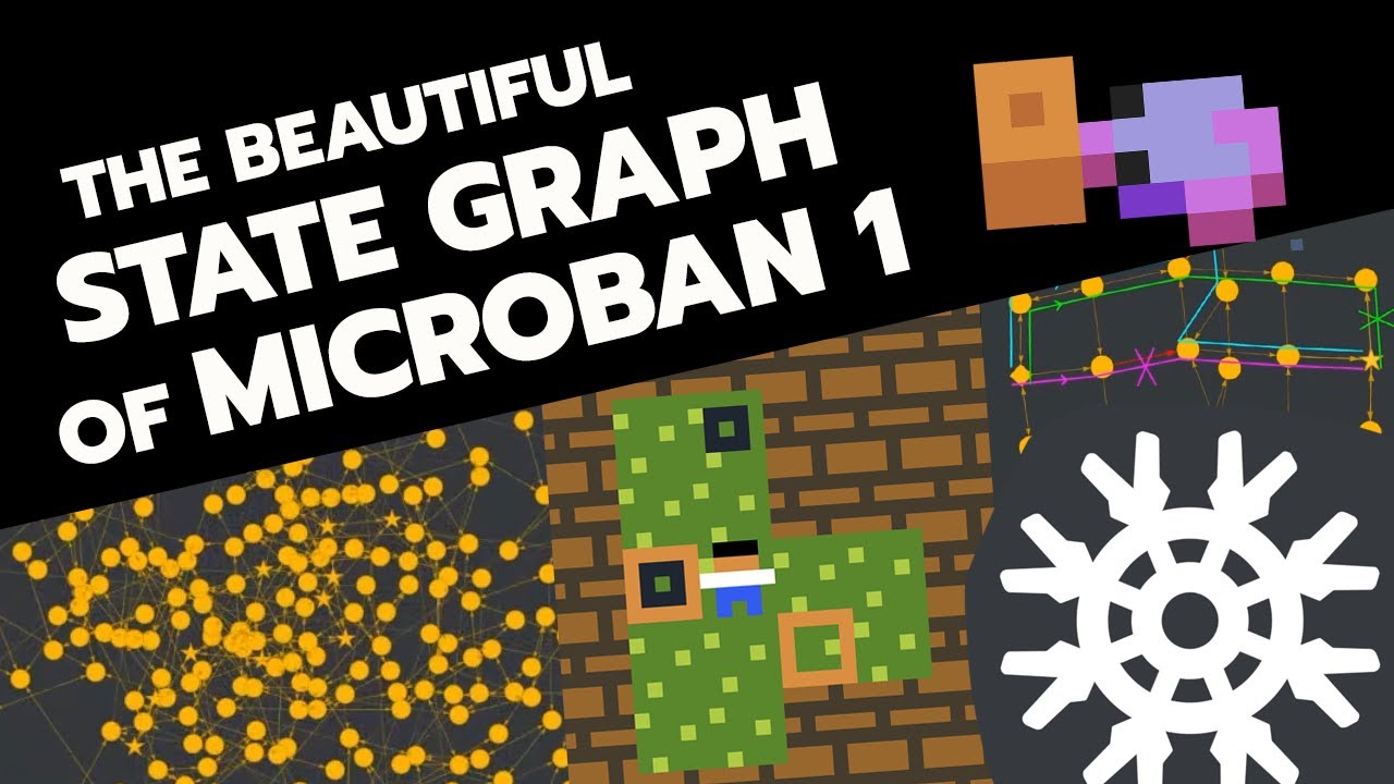The Beautiful State Graph of Microban 1
