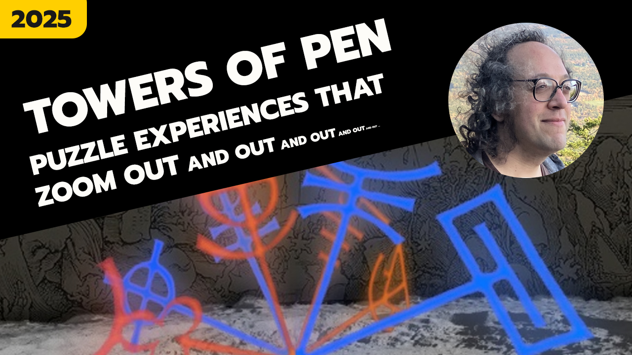 Towers of Pen: puzzle experiences that zoom out and out