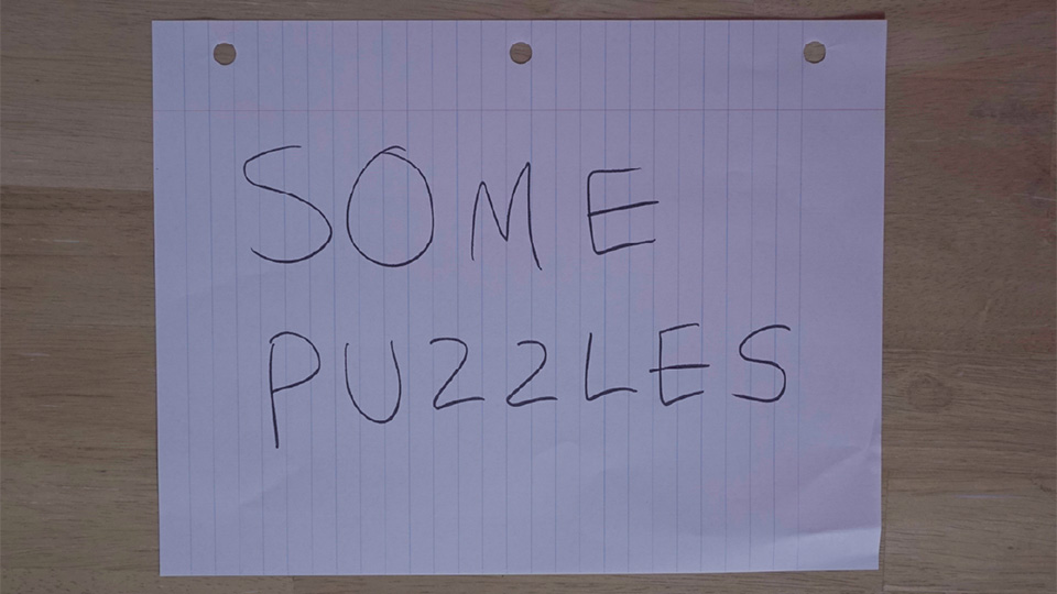 Some Puzzles