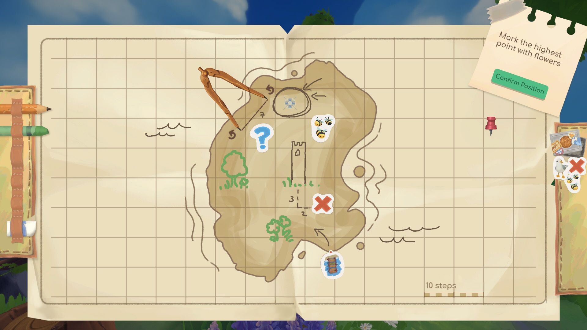 Get ready to test your navigation skills in gentle treasure-finding ...