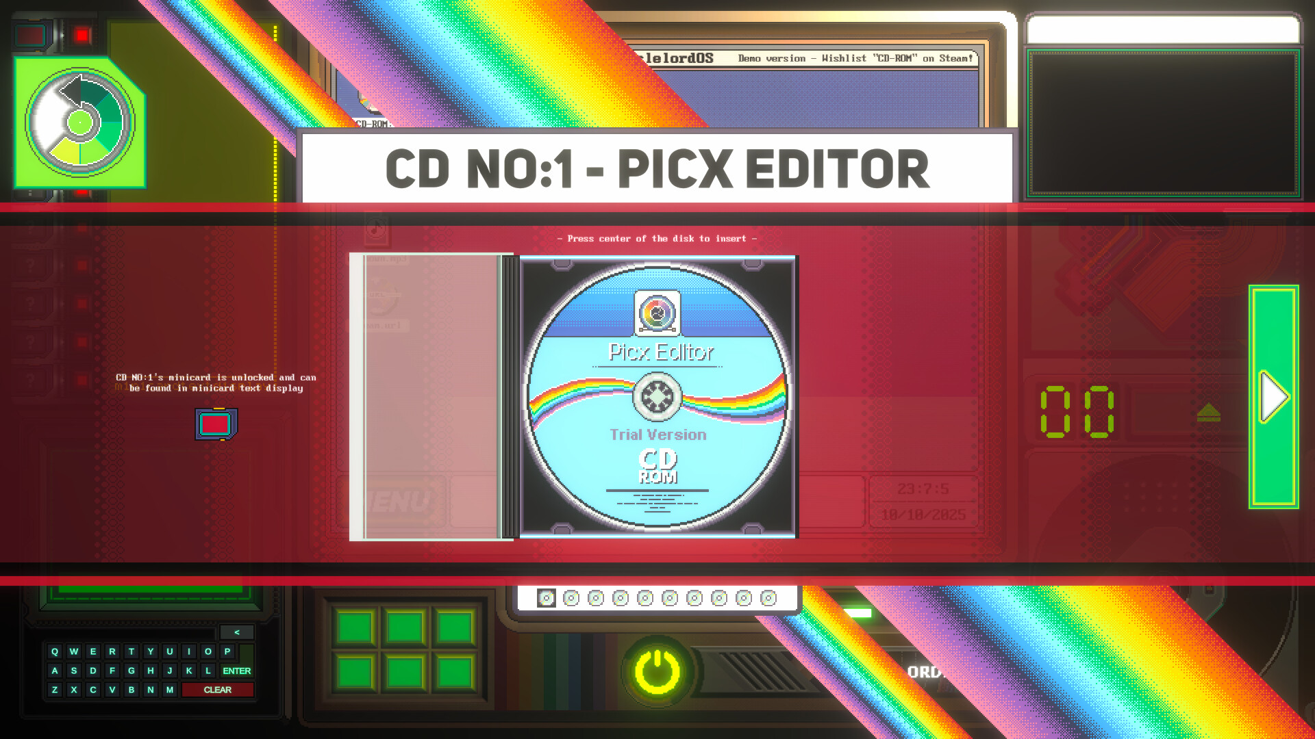 Cd Game Example Dig through the archives of old CDs and decode cryptic files in this ...