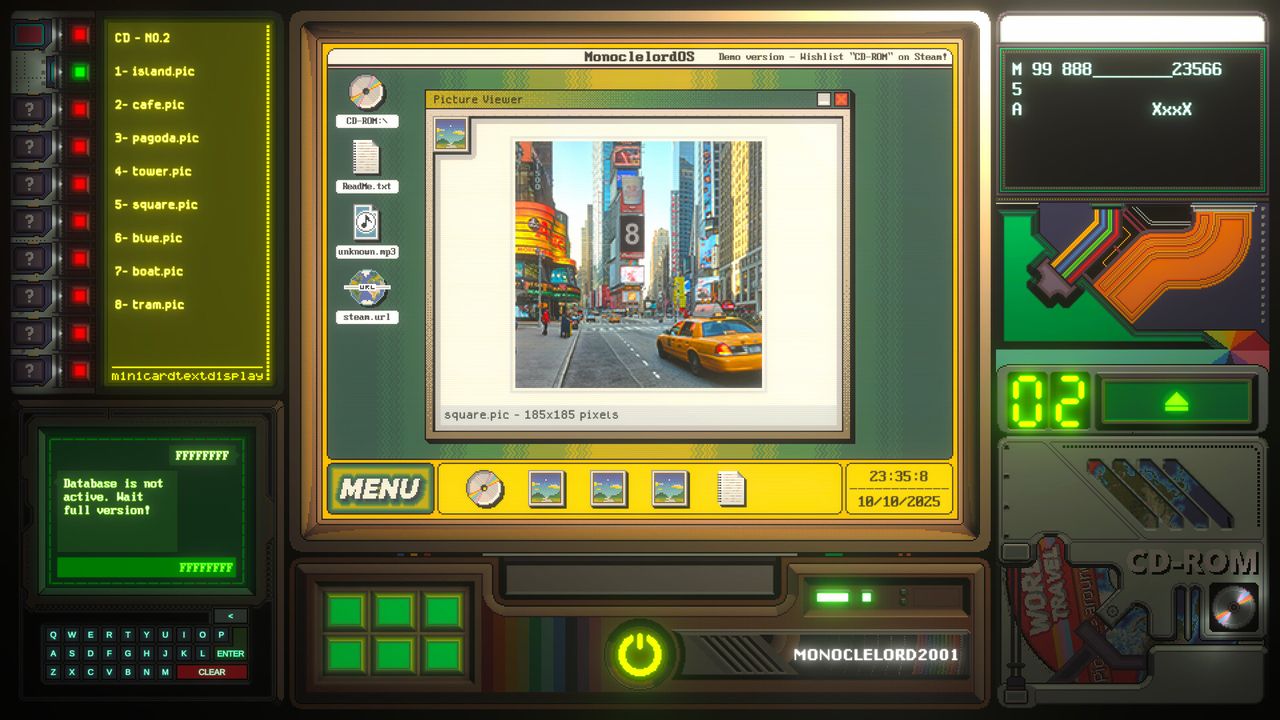 Dig through the archives of old CDs and decode cryptic files in this ...