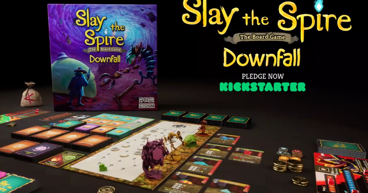 The first expansion to the Slay the Spire boardgame is live on 