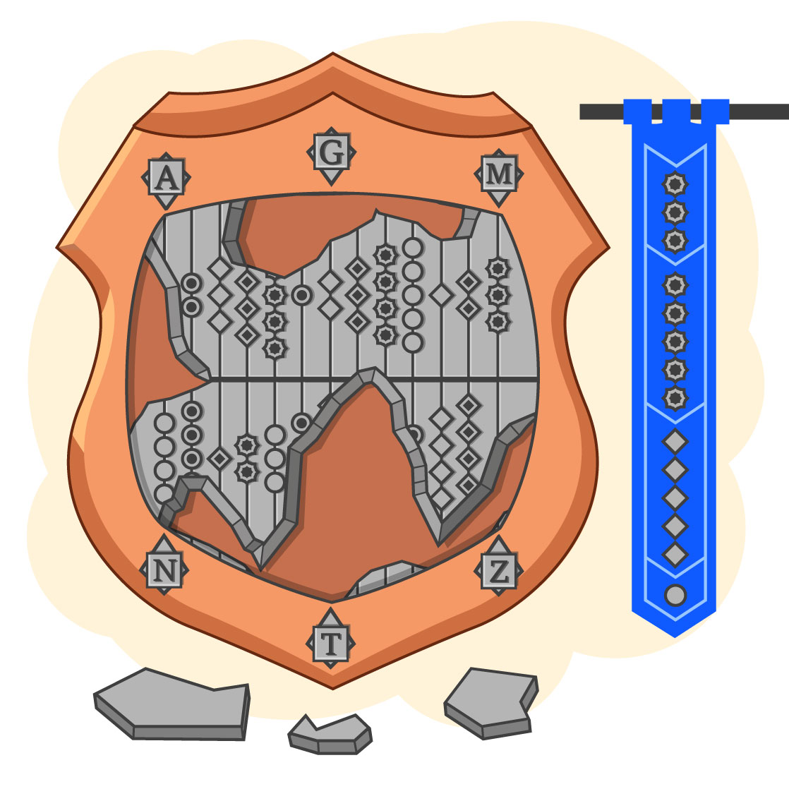 Puzzle 2-4: A Cryptic Crest · Thinky Dailies